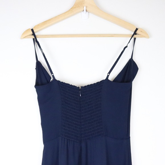 NWT Reformation Loire Dress Navy Blue 2 Maxi Sleeveless Formal Gown - Picture 4 of 10